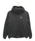 ARC'TERYX（アークテリクス）の古着「ATOM AR HOODY アトムarフーディ 中綿ジャケット」｜ブラック