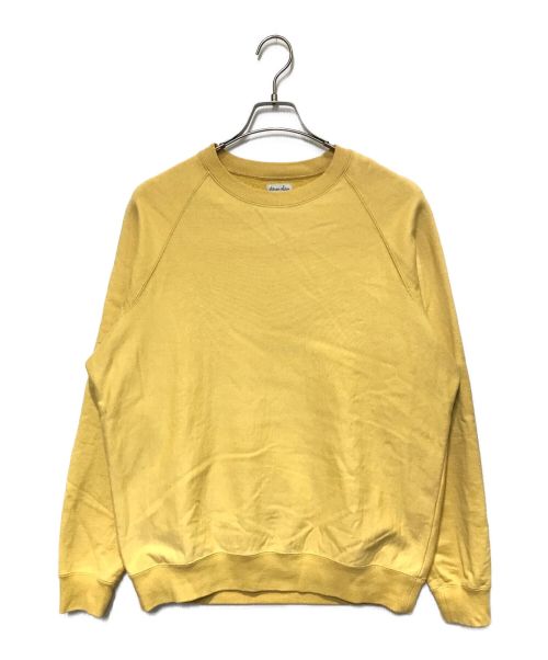 STEVEN ALAN（スティーブンアラン）STEVEN ALAN (スティーブンアラン) URAKE FREEDOM SLEEVE CREW NECK SWEAT-BOLD イエロー サイズ:Sの古着・服飾アイテム