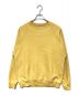 STEVEN ALAN（スティーブンアラン）の古着「URAKE FREEDOM SLEEVE CREW NECK SWEAT-BOLD」｜イエロー