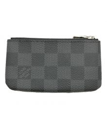 LOUIS VUITTON（ルイ ヴィトン）の古着「ダミエグラフィットポシェットクレ」｜ブラック