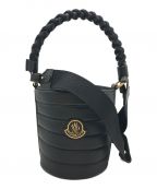 MONCLERモンクレール）の古着「leather kaleah small bucket bag / レザーカレアスモールバケットバッグ /2WAY」