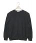 Graphpaper（グラフペーパー）の古着「High Density Cotton Crew Neck Knit / コットン クルーネックニット」｜ブラック