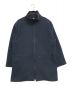 DESCENTE PAUSE（デサントポーズ）の古着「STAND COLLAR ZIP UP HALF COAT」｜ネイビー