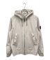 STONE ISLAND（ストーンアイランド）の古着「SOFT SHELL R JACKET　ソフトシェルRジャケット　ジップアップ フーテッド ジャケット 」｜グレー