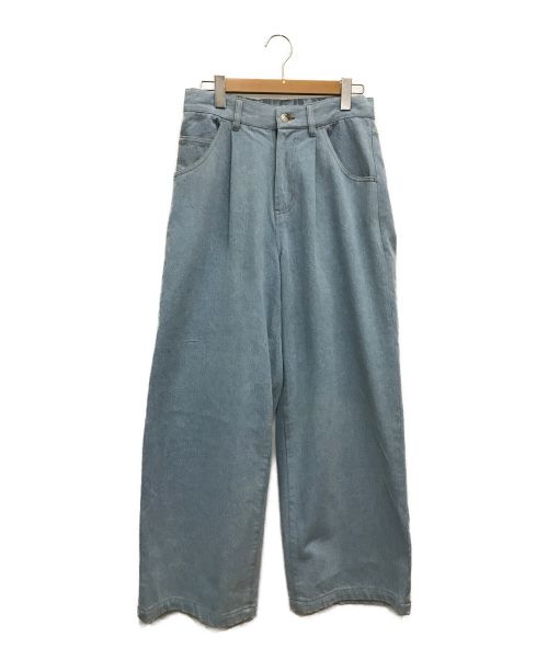 VICTIM（ヴィクティム）VICTIM (ヴィクティム) WIDE DENIM PANTS ワイドデニムパンツ インディゴ サイズ:M 未使用品の古着・服飾アイテム