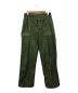 US ARMY（ユーエス アーミー）の古着「60'sコットンサテンベイカーパンツ cotton satin baker pants」｜オリーブ