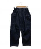 nanamica MOUNTAINナナミカ マウンテン）の古着「GUNG HO YAMA Denim Cargo Pants デニムカーゴパンツ」｜インディゴ