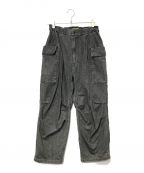 nanamica mtnナナミカマウンテン）の古着「GUNG HO YAMA Denim Cargo Pants」｜グレー