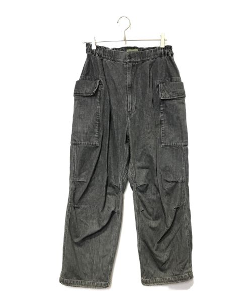 nanamica mtn（ナナミカマウンテン）nanamica mtn　 (ナナミカマウンテン) GUNG HO YAMA Denim Cargo Pants グレー サイズ:30の古着・服飾アイテム