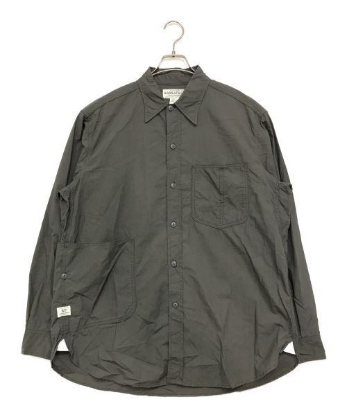 SASSAFRAS（ササフラス）SASSAFRAS (ササフラス) URBAN RESEARCH DOORS (アーバンリサーチ ドアーズ) 別注20th Diggin Shirts グレー サイズ:Lの古着・服飾アイテム