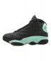 NIKE (ナイキ) AIR JORDAN 13 RETRO　エア ジョーダン 13 レトロ　ハイカットスニーカー　バスケットボールシューズ グリーン×ブラック サイズ:28㎝：9800円