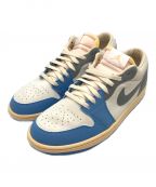 NIKEナイキ）の古着「AIR JORDAN 1 LOW SE DUTCH BLUE　 エアジョーダン1 トーキョー 96 ヴィンテージ　ローカットスニーカー」｜ブルー×ホワイト