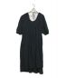 BEAMS BOY (ビームスボーイ) ジャージーギャザーワンピース  jersey gathered dress ブラック サイズ:FREE：4800円