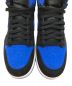 中古・古着 NIKE (ナイキ) エア ジョーダン 1 HIGH OG - Royal Reimagined/ハイカット ブラック×ブルー サイズ:27㎝ 未使用品：21800円