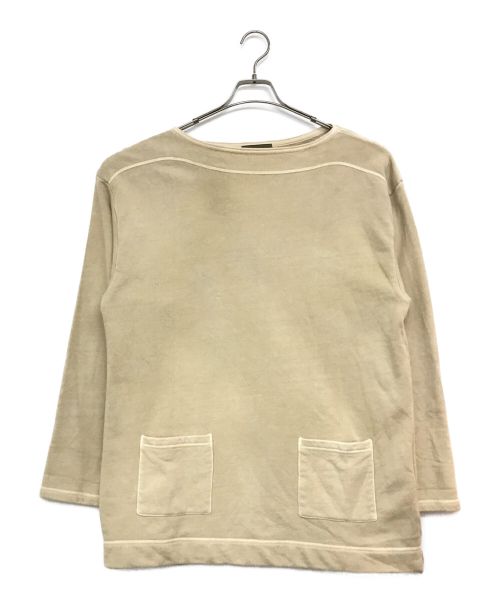 NIGEL CABOURN（ナイジェルケーボン）NIGEL CABOURN (ナイジェルケーボン) FRENCH TERRY SWEATSHIRT ベージュ サイズ:50（XL相当）の古着・服飾アイテム