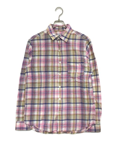 GOOD ENOUGH（グッドイナフ）GOOD ENOUGH (グッドイナフ) 90's MADRAS REGULAR SHIRT ピンク サイズ:Sの古着・服飾アイテム