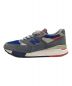 NEW BALANCE (ニューバランス) USA製 M998ローカットスニーカー ブルー サイズ:27.5㎝：9800円