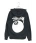 stussy (ステューシー) 8ボールプリントジップパーカー ブラック サイズ:S：10800円