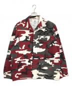 SUPREMEシュプリーム）の古着「18SS BDU Shirt Red Camo」｜グレー×レッド