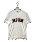 MSGM（エムエスジーエム）の古着「ロゴプリントTシャツ」｜ホワイト