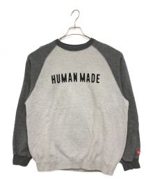 HUMAN MADE（ヒューマンメイド）の古着「RAGLAN SWEATSHIRT」｜グレー