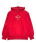 SUPREME（シュプリーム）の古着「Cross Box Logo Hooded Sweatshirt」｜レッド