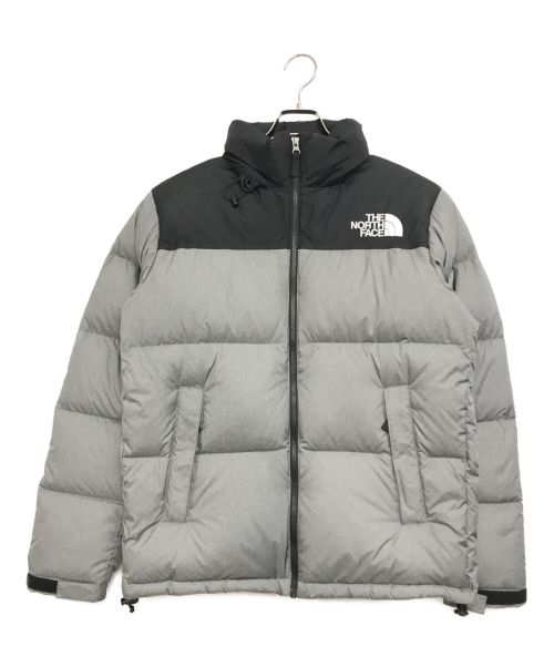 THE NORTH FACE（ザ ノース フェイス）THE NORTH FACE (ザ ノース フェイス) Novelty Nuptse Jacket ミックスグレー（ブラック×グレー） サイズ:Lの古着・服飾アイテム