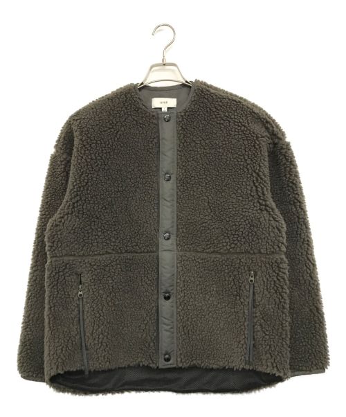 HYKE（ハイク）HYKE (ハイク)  FAUX SHEARLING JACKET グレー サイズ:1の古着・服飾アイテム