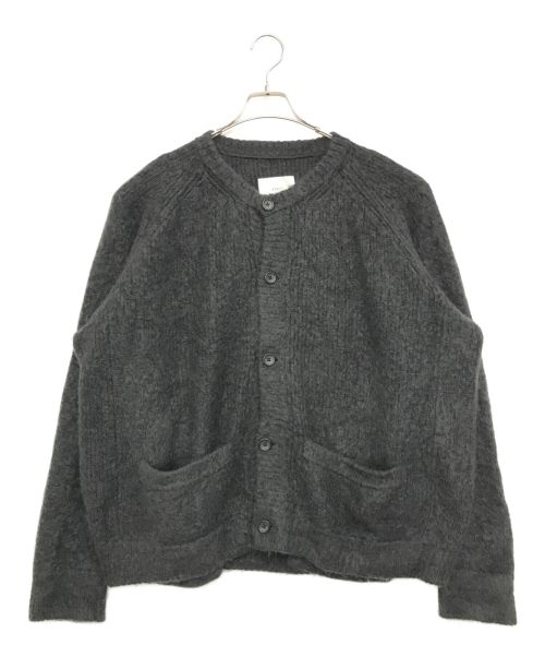 stein（シュタイン）stein (シュタイン) SUPER KID MOHAIR CARDIGAN グレー サイズ:Mの古着・服飾アイテム