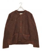 steinシュタイン）の古着「SUPER KID MOHAIR CARDIGAN」｜ブラウン