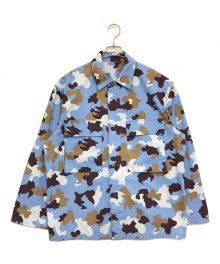 URU（ウル）の古着「C/RIP STOP (CAMO) UTILITY JK TYPE B」｜ブルー×ブラウン