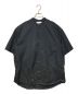 Graphpaper（グラフペーパー）の古着「Broad S/S Oversized Band Collar Shirt」｜ネイビー