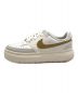 NIKE (ナイキ) WMNS COURT VISION ALTA ゴールド×ホワイト サイズ:24.5cm：5800円