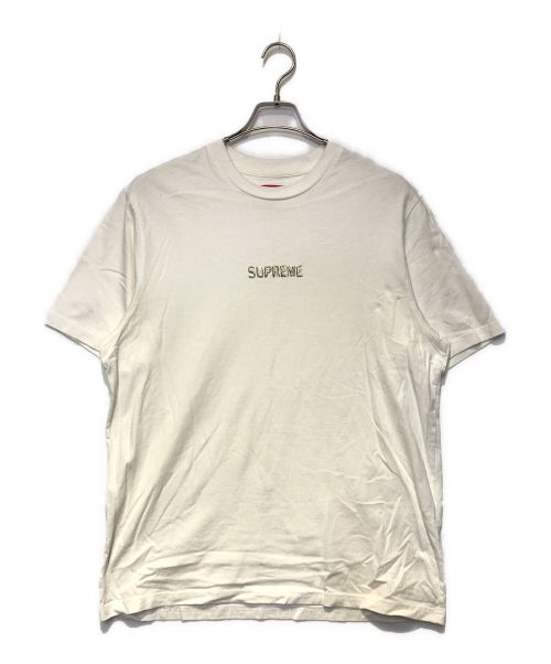 SUPREME（シュプリーム）SUPREME (シュプリーム) 20AW  Bullion Logo S/S Top ホワイト サイズ:Lの古着・服飾アイテム