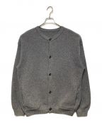 crepusculeクレプスキュール）の古着「MOSS STITCH CREW CARDIGAN」｜グレー