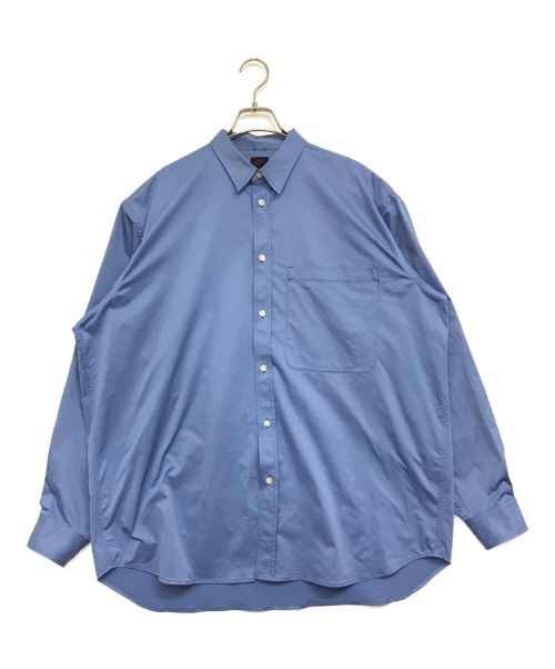 DAIWA PIER39（ダイワ ピア39）DAIWA PIER39 (ダイワ ピア39) Tech Regular Collar Shirts L/S ブルー サイズ:Lの古着・服飾アイテム