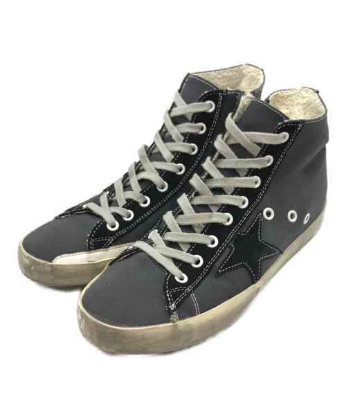 GOLDEN GOOSE（ゴールデングース）GOLDEN GOOSE (ゴールデングース) FRANCYヴィンテージ加工ハイカットスニーカー グレー サイズ:38の古着・服飾アイテム