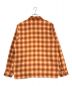 BUTTER GOODS (バターグッズ) Chore Plaid Check Overshirt ホワイト×オレンジ サイズ:L：7800円