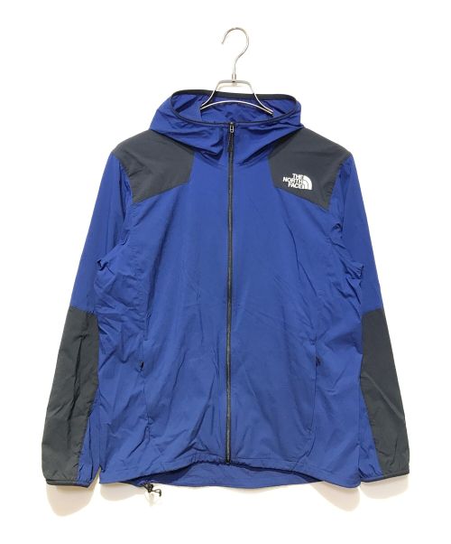 THE NORTH FACE（ザ ノース フェイス）THE NORTH FACE (ザ ノース フェイス) ANYTIME WIND HOODIE ブルー×ブラック サイズ:XLの古着・服飾アイテム