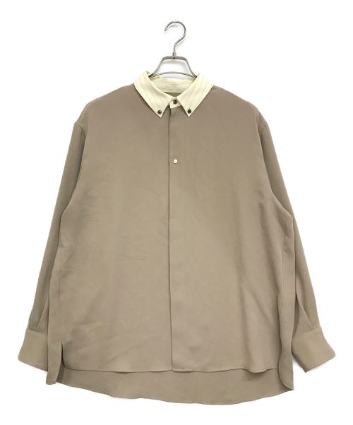 CULLNI（クルニ）CULLNI (クルニ) STUDIOUS (ステュディオス) 別注BUTTON DOWN SHIRTS ベージュ サイズ:1の古着・服飾アイテム