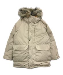 THE NORTHFACE PURPLELABEL（ザ・ノースフェイス パープルレーベル）の古着「Long Serow ベイヘッドクロスダウンジャケット」｜ベージュ