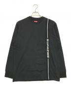 SUPREMEシュプリーム）の古着「18AW VERTICAL LOGO L/S TEE」｜ブラック