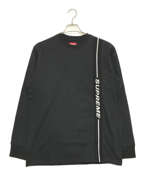 SUPREME（シュプリーム）SUPREME (シュプリーム) 18AW VERTICAL LOGO L/S TEE ブラック サイズ:Mの古着・服飾アイテム