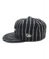 SUPREME (シュプリーム) New Era (ニューエラ) Text Stripe BLACK CAP ブラック サイズ:7 3/8（58.7㎝）：7800円