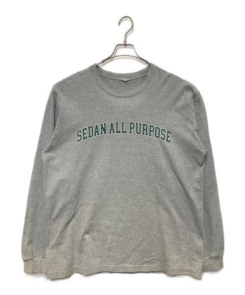 SEDAN ALL PURPOSE（セダンオールパーパス）SEDAN ALL PURPOSE (セダンオールパーパス) アーチロゴカットソー グレー サイズ:XLの古着・服飾アイテム