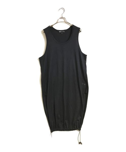 Y-3（ワイスリー）Y-3 (ワイスリー) Drawstring Long Tank ブラック サイズ:Ｌの古着・服飾アイテム