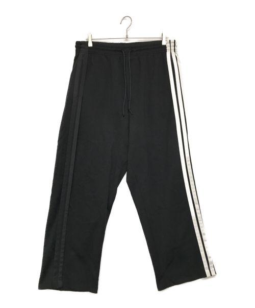 Y-3（ワイスリー）Y-3 (ワイスリー) 3-Stripes Selvedge Wide Pants ブラック サイズ:Lの古着・服飾アイテム