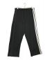 Y-3（ワイスリー）の古着「3-Stripes Selvedge Wide Pants」｜ブラック