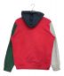 SUPREME (シュプリーム) 19SS S Logo Colorblocked Hooded Sweatshirt レッド×グリーン サイズ:XL：12800円