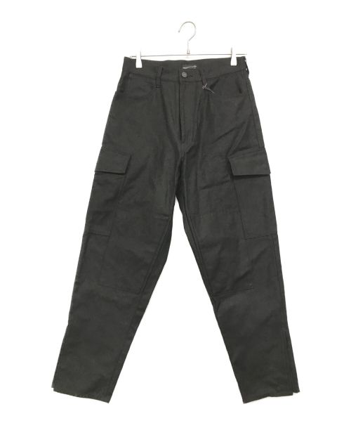 LAD MUSICIAN（ラッドミュージシャン）LAD MUSICIAN (ラッドミュージシャン) Cotton Satin Slit Cargo Pants ブラック サイズ:42（L相当）の古着・服飾アイテム